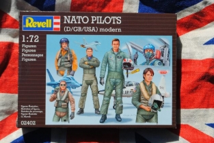 Revell 02402  NATO PILOTS D/GB/USA moderne piloten